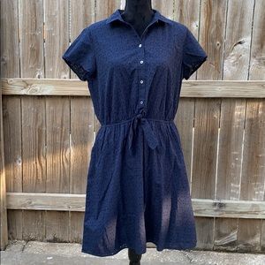 J crew mercantile blue dress L